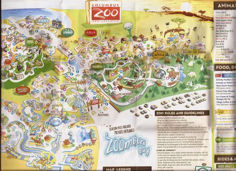 Printable Columbus Zoo Map | Ruby Printable Map