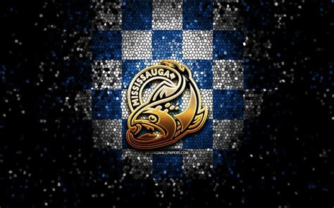 Download wallpapers Mississauga Steelheads, glitter logo, OHL, blue ...