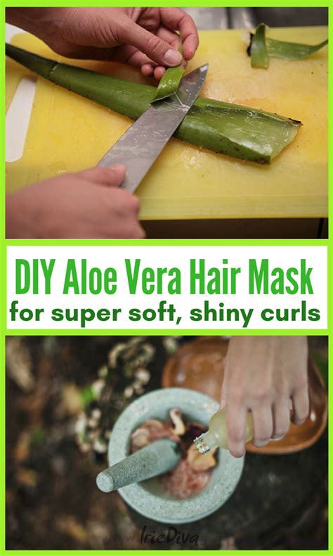 DIY Aloe Vera Mask to Moisturize Dry Hair