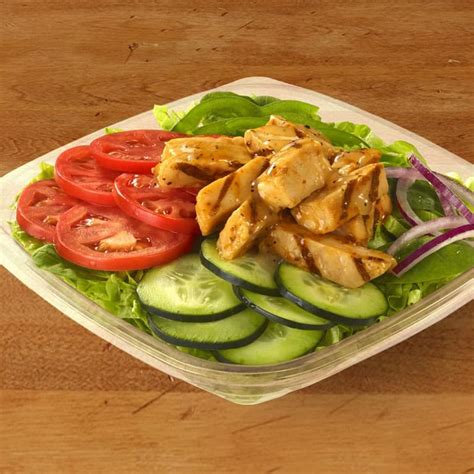 Subway Sweet Onion Chicken Teriyaki Salad Nutrition Facts