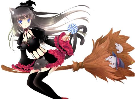 Renders Halloween by elnenecool on deviantART | Anime halloween, Cat girl, Halloween