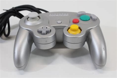 Official Nintendo Gamecube Controller Platinum Silver T3 Stick Box GC ...