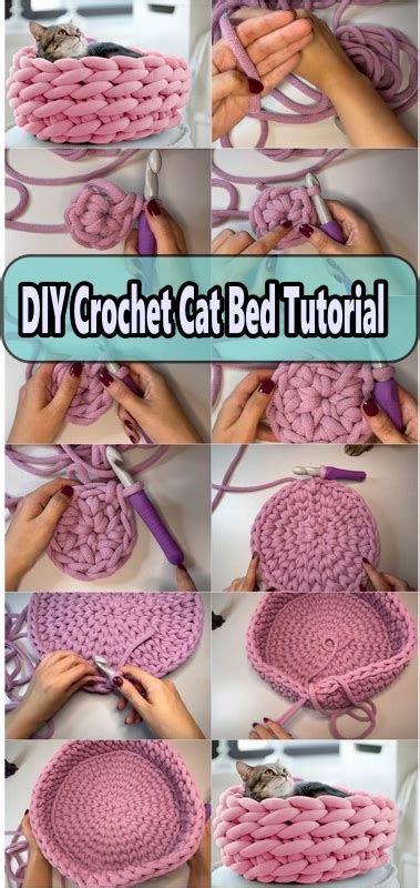 Crochet Cat Bed