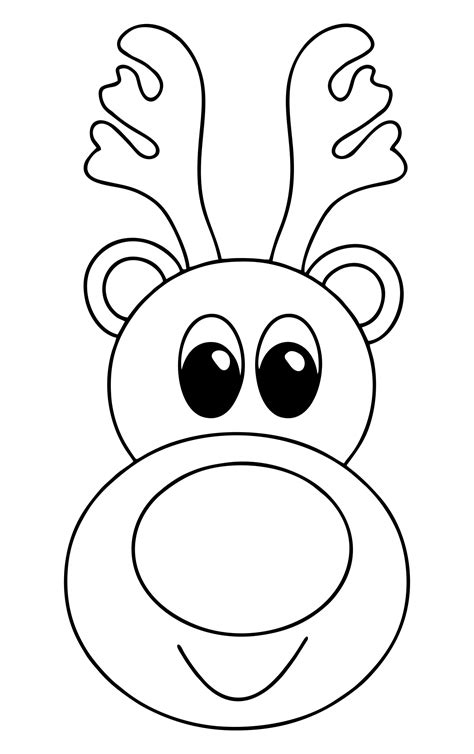 Reindeer Template Free Printable