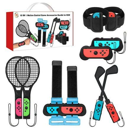 2023 Switch Sports Accessories Bundle, 10 in 1 Family Accessories Kit ...