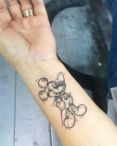 UPDATED: 40 Iconic Mickey Mouse Tattoos | Mickey mouse tattoos, Mouse ...