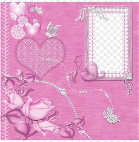Transparent Cute Pink Frame Background Best Stock Photos - Image ID ...