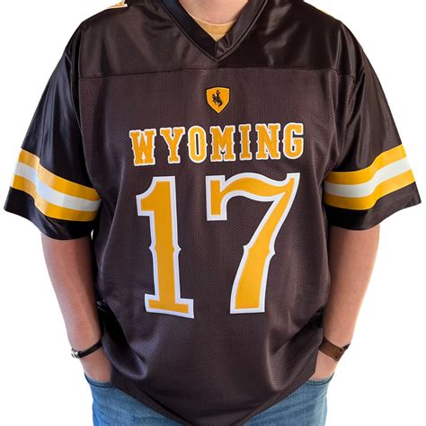 Wyoming Cowboys Josh Allen #17 Jersey - Brown | University of W