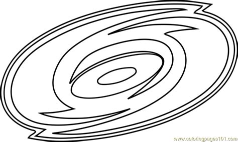 Carolina Hurricanes Logo Coloring Page - Free NHL Coloring Pages ...