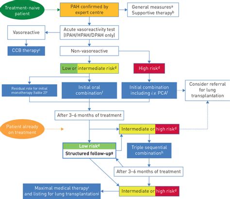 Treatment algorithm. PAH: pulmonary arterial hypertension; IPAH:... | Download Scientific Diagram