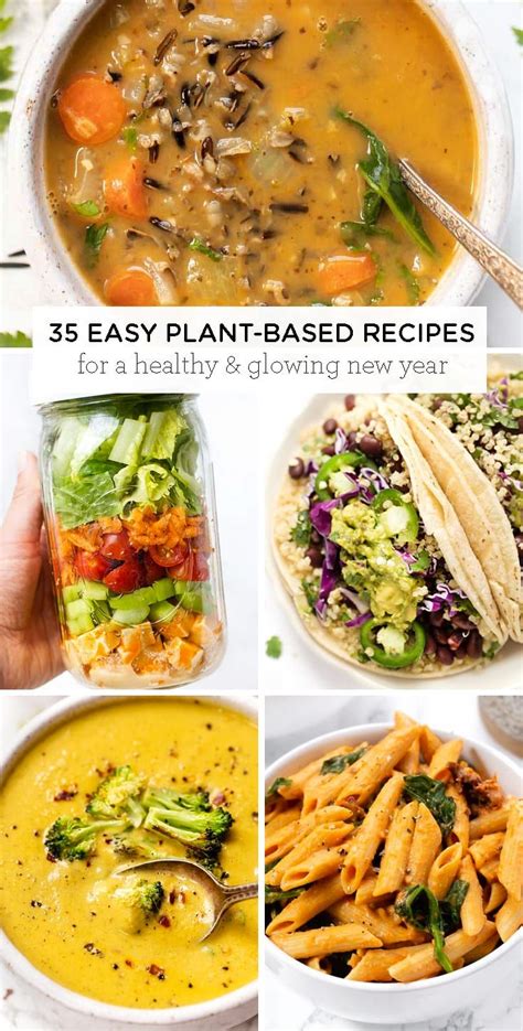 35 Easy Plant Based Recipes to make in 2020 | Plant based recipes ...