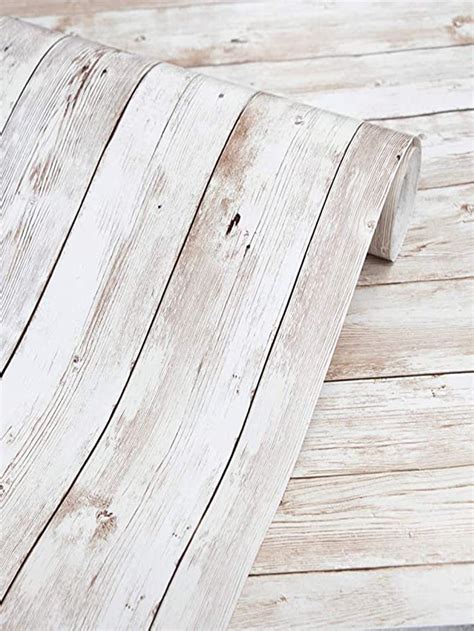 1pc Wood Pattern Waterproof Wall Paper | 목재, 벽지, 질감