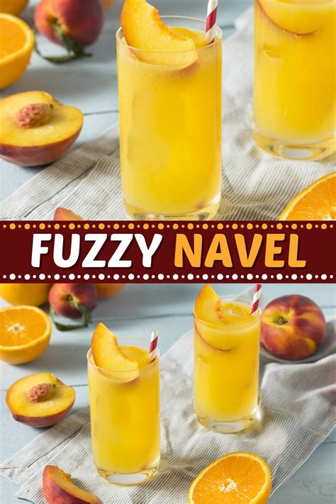 Fuzzy Navel Cocktail Recipe - Insanely Good