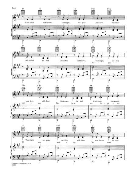 Preview Christmas Canon Rock (HX.452151) - Sheet Music Plus