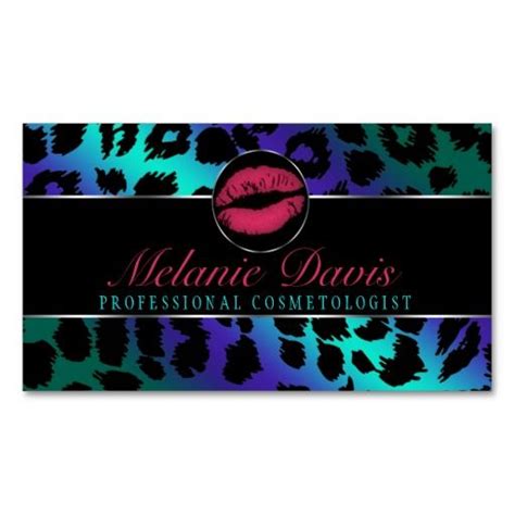 Chic Cosmetology Business Card Custom Business Cards, Business Card Design, Cosmetology, Free ...