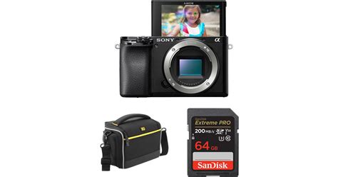 Sony a6100 Mirrorless Camera with Accessories Kit B&H Photo