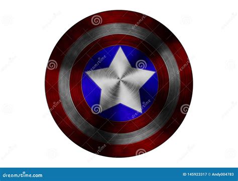 Captain America Superhero Shield Colors Royalty-Free Stock Photo ...