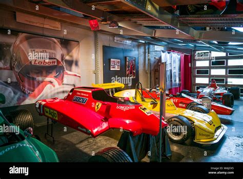 Canada, Quebec, Berthierville. Gilles Villeneuve Museum, dedicated to legendary car racer Gilles ...