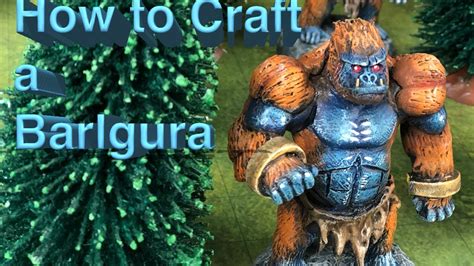 How to Craft a Barlgura for Dungeons & Dragons - YouTube