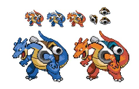 Charitoise - Charizard Blastoise Fusion by IcePony64 on DeviantArt