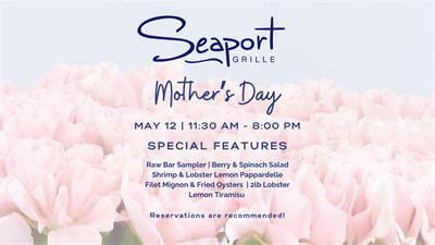 Mother's Day at Seaport Grille - May 12, 2024 - Chambermastertemplate for Events - Greater Cape ...