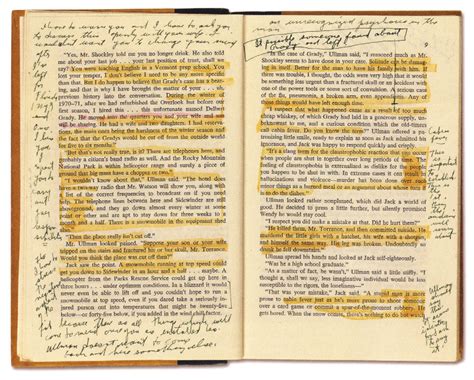 Stanley Kubrick’s Annotated Copy of Stephen King’s The Shining | Open ...