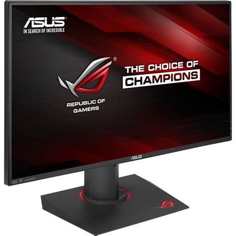 ASUS 27" IPS LED 4K UHD G-SYNC Monitor Black PG27AQ - Best Buy