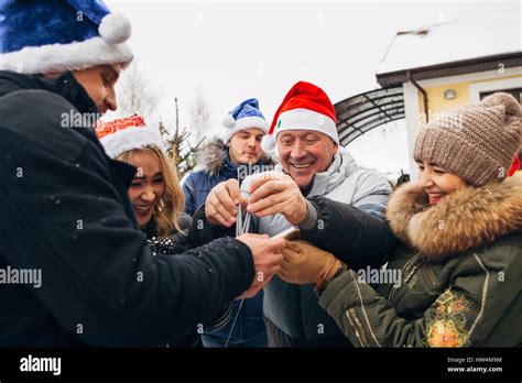 Big family celebrating New Year and Christmas Stock Photo - Alamy