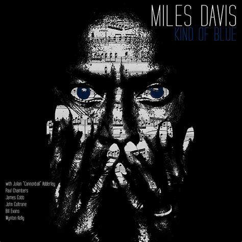 Miles Davis "Kind of blue" album cover. on Behance