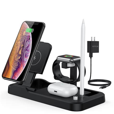 Buy Wireless Charger, 3 in 1 Wireless Charging Station, Qi Fast Wireless Charging Stand Online ...