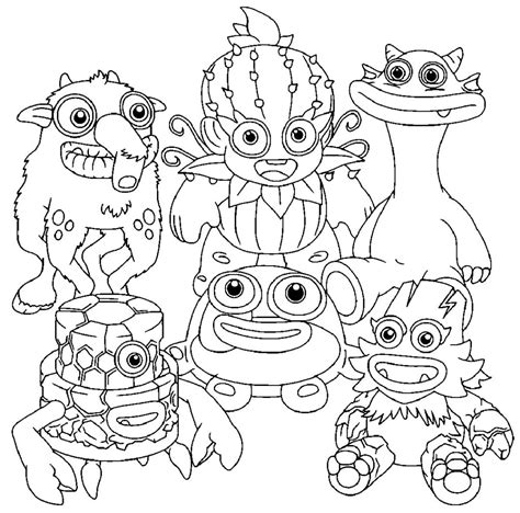 Discover 73+ best my singing monsters coloring pages , free to print and download - Shill Art