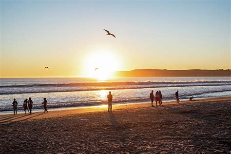 Coronado Beach Sunset Coronado Beach California San Diego Photograph by Toby McGuire - Pixels