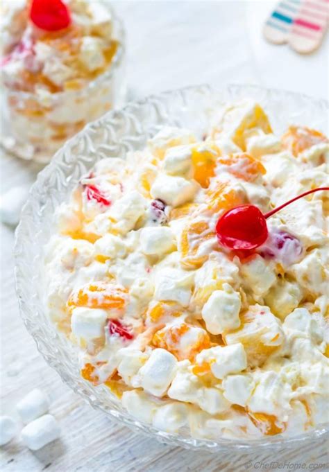 Paula Deen Ambrosia Fruit Salad : Quick Ambrosia Fruit Salad Recipe | Taste of Home / When you ...