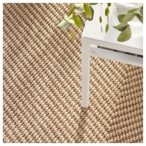 HELLESTED Rug, flatwoven, natural, brown, 5 ' 7"x7 ' 10" - IKEA in 2020 | Flatwoven, Ikea rug, Rugs