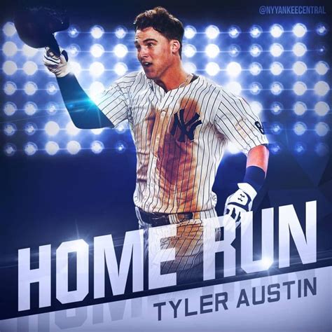 HR TYLER AUSTIN! 2-0 YANKS!! | New york yankees baseball, Yankees poster, New york yankees