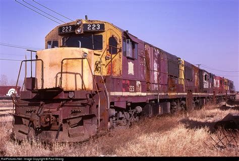 RI 223 Rock Island Railroad GE U25B at Silvis, Illinois by Paul Strang