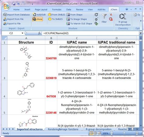 Chemical Naming and Structure Conversion