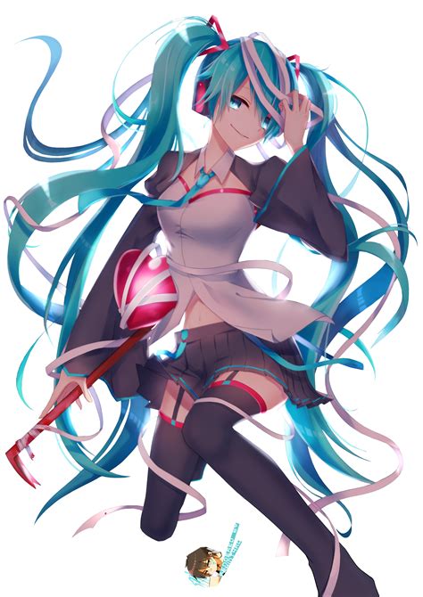 Hatsune Miku Render by Trinitor on DeviantArt