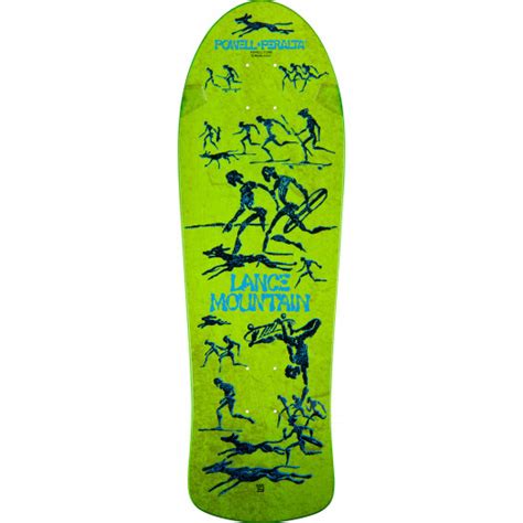 Bones Brigade® Lance Mountain Future Primitive Reissue Skateboard Deck Green - 10 x 30.75 ...