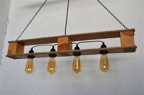 Pallet Wood Light Fixture Pallet Chandelier Wood Pendant - Etsy