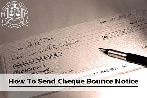 How to send cheque bounce notice