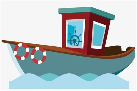 Cartoon Boat Png - Fishing Boat Cartoon Transparent PNG - 2663x1638 - Free Download on NicePNG