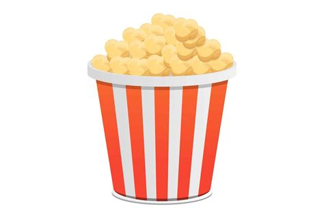 Free Popcorn Bucket Clipart: Download High-Quality Images for Your Projects