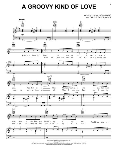 Phil Collins "A Groovy Kind Of Love" Sheet Music Notes | Download Printable PDF Score 167816