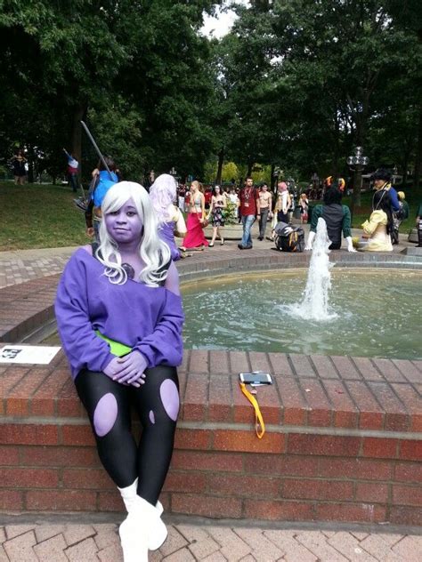 A friend as Amethyst from Steven Universe Cosplay Hair, Cute Cosplay ...