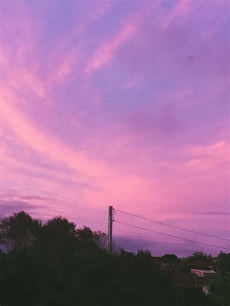 Sunset | Sky aesthetic, Beautiful sky, Purple sky