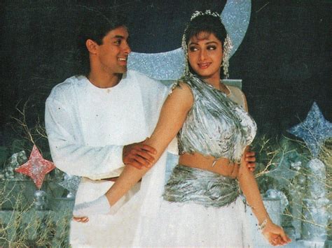 Salman Sridevi | Vintage bollywood, 90s bollywood, Salman khan