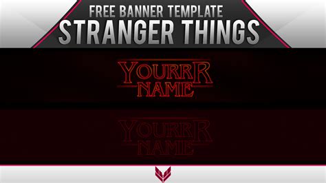 Stranger Things [Free Banner Template] by Ayzs on DeviantArt