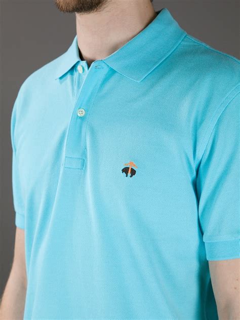 Lyst - Brooks Brothers Classic Polo Shirt in Blue for Men