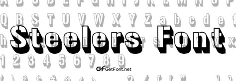 Download Steelers Font Now! - GetFont